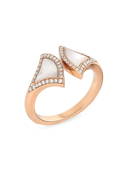 [Regalia jewelry]DREAM MOP DIAMOND OPEN RING