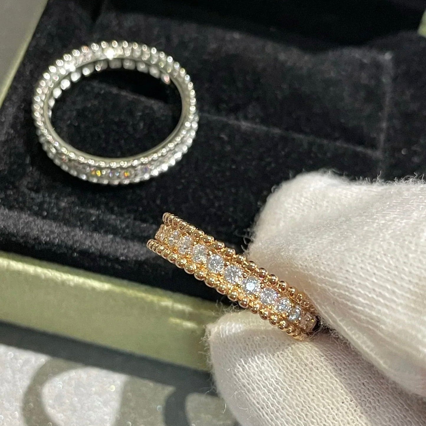 [Regalia jewelry]PERLEE DIAMOND ROSE GOLD RING