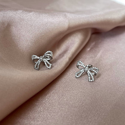 [Regalia jewelry]Dainty Bow Shape Earrings