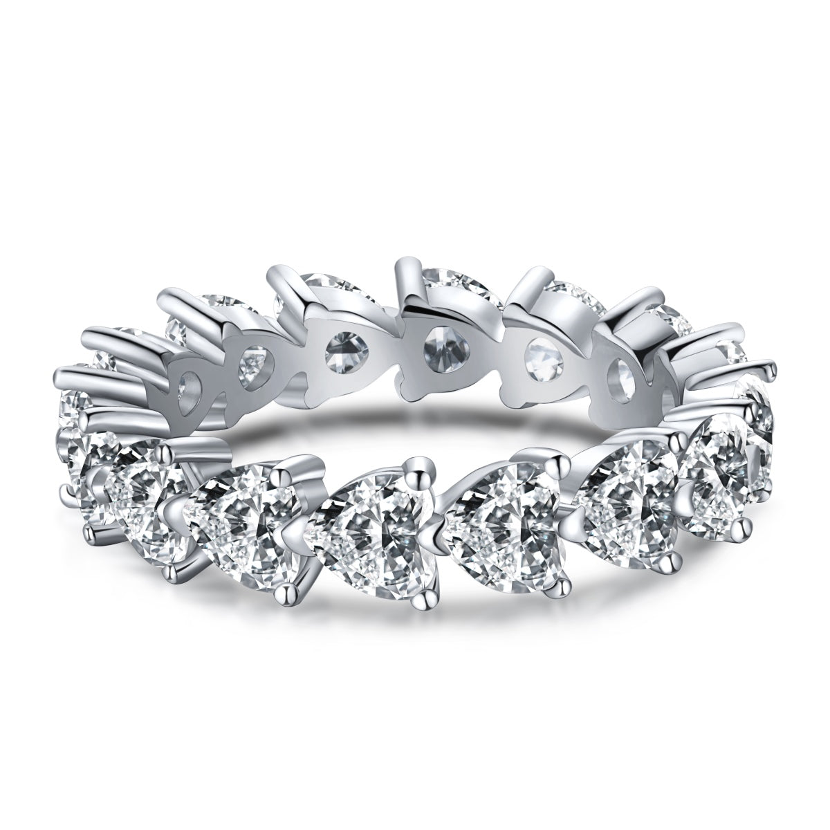 [Regalia jewelry]0.25 Carat Radiant Romance Heart Cut Lover Ring