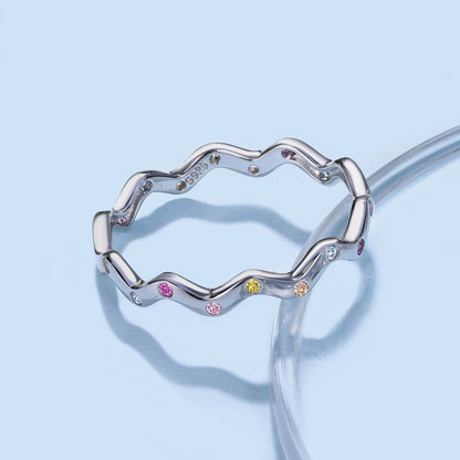 [Regalia jewelry]Ornate Vibrant Round Cut Daily Ring