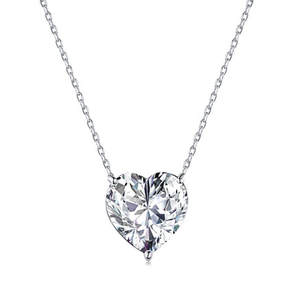 [Regalia jewelry]6.0 carat Radiant Heart Shape Necklace