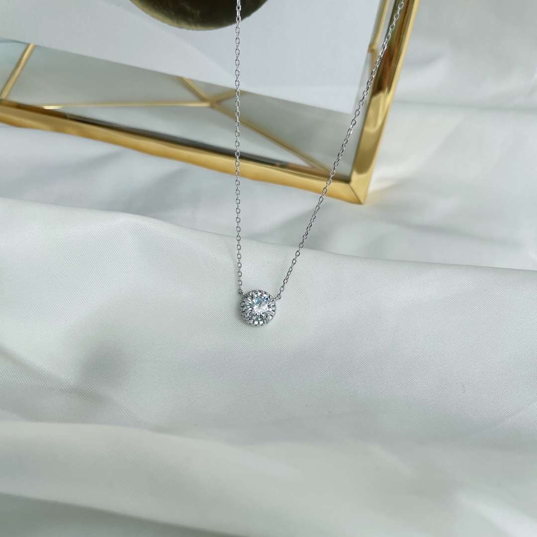 [Regalia jewelry]Luxurious Round Cut Necklace