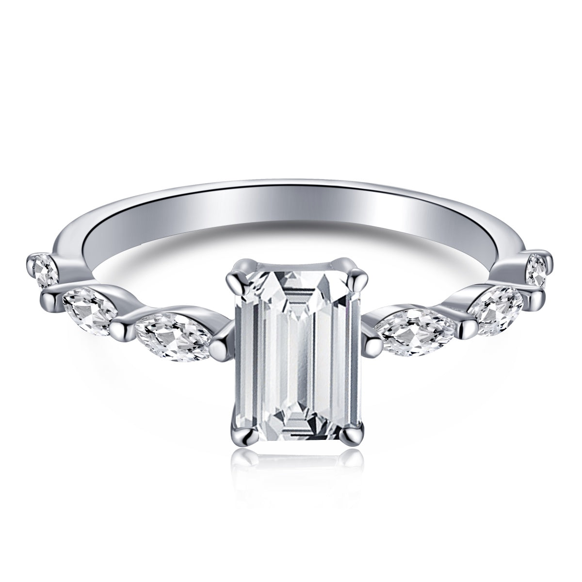 [Regalia jewelry]1.0 Carat Dainty Resplendent Radiant Cut Daily Ring