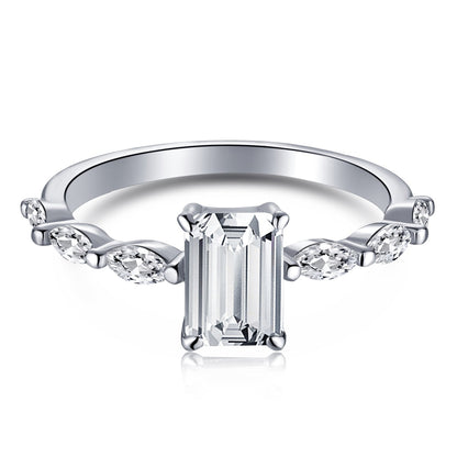 [Regalia jewelry]1.0 Carat Dainty Resplendent Radiant Cut Daily Ring