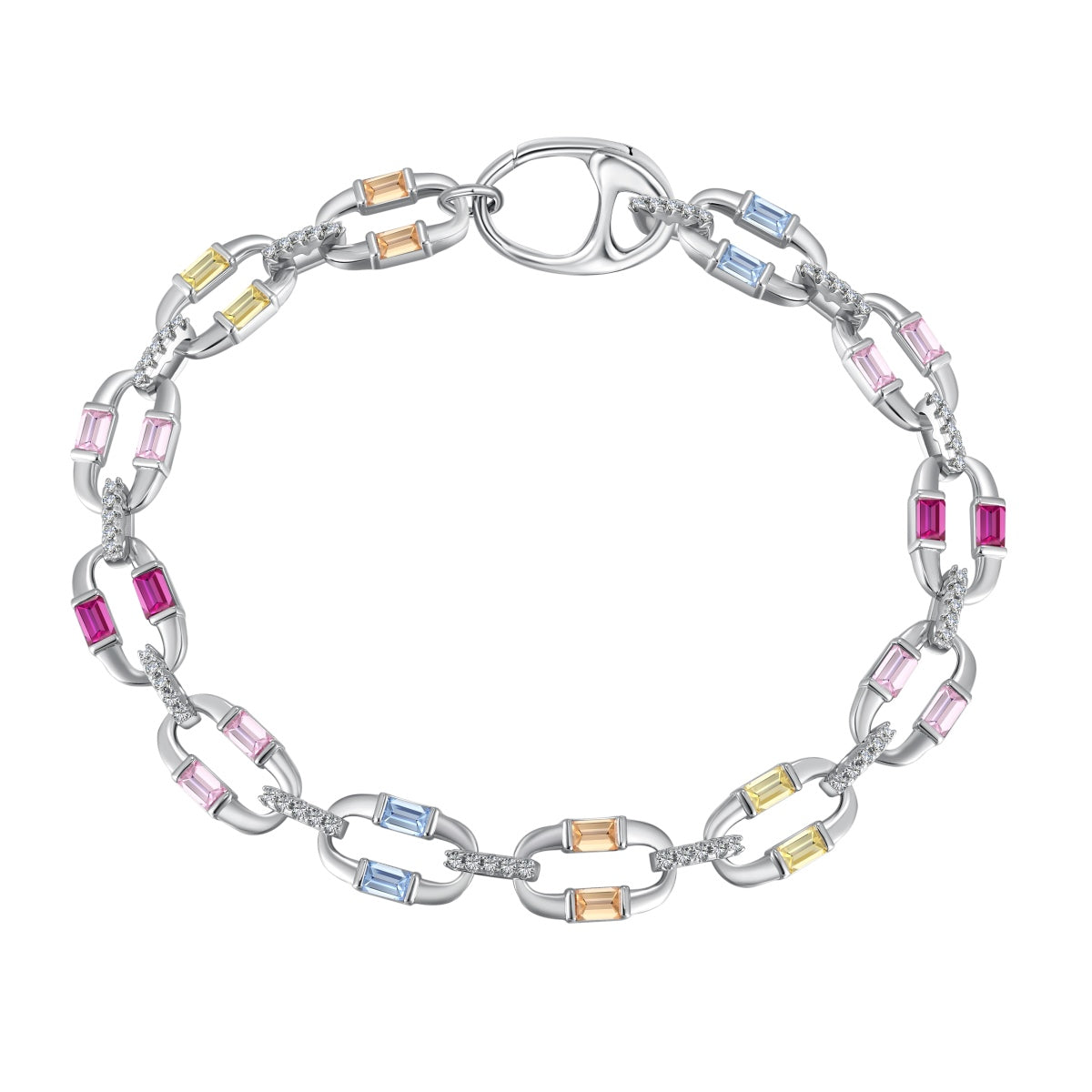 [Regalia jewelry]Dazzling Colorful Daily Bracelet