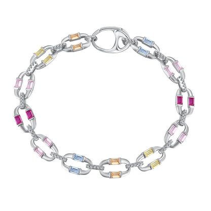 [Regalia jewelry]Dazzling Colorful Daily Bracelet