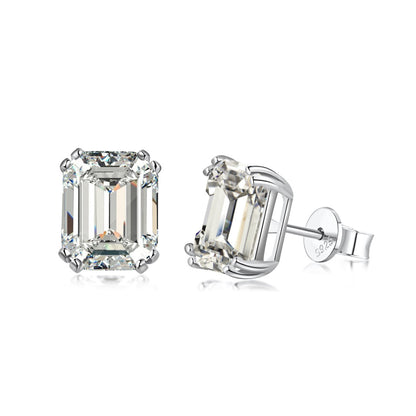 [Regalia jewelry]Dazzling Square Shape Earrings