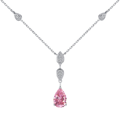 [Regalia jewelry]Dazzling Pear Cut Necklace