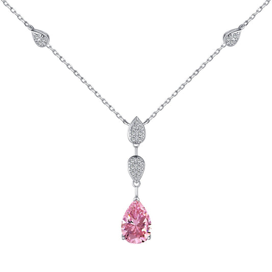 [Regalia jewelry]Dazzling Pear Cut Necklace