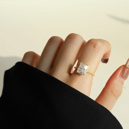[Regalia jewelry]4.0 Carat Luxurious Engagement Ring