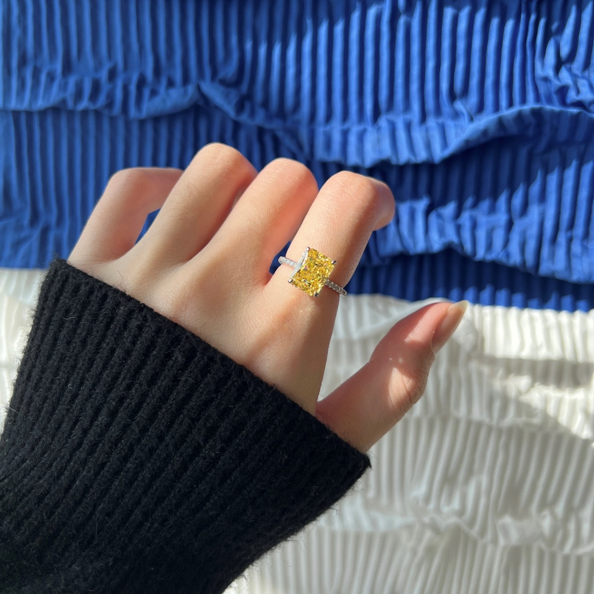 [Regalia jewelry]4.0 Carat Luxurious Engagement Ring