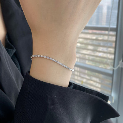[Regalia jewelry]Elegant Emerald Cut Daily Bracelet
