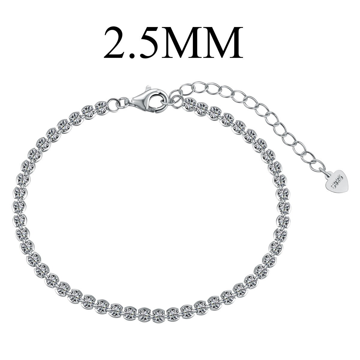 [Regalia jewelry]Dazzling Sparkling Round Cut Daily Bracelet