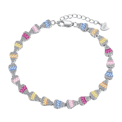 [Regalia jewelry]Radiant Water Drop Shape Daily Bracelet