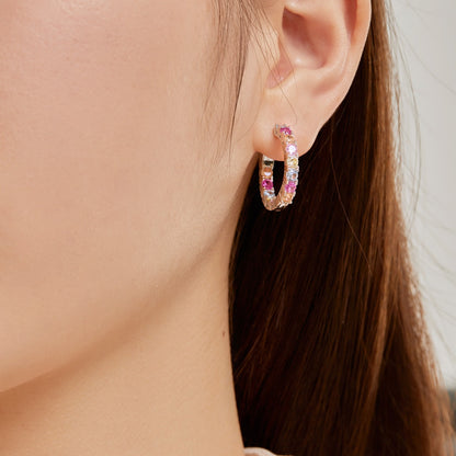 [Regalia jewelry]Unique Round Cut Daily Earrings