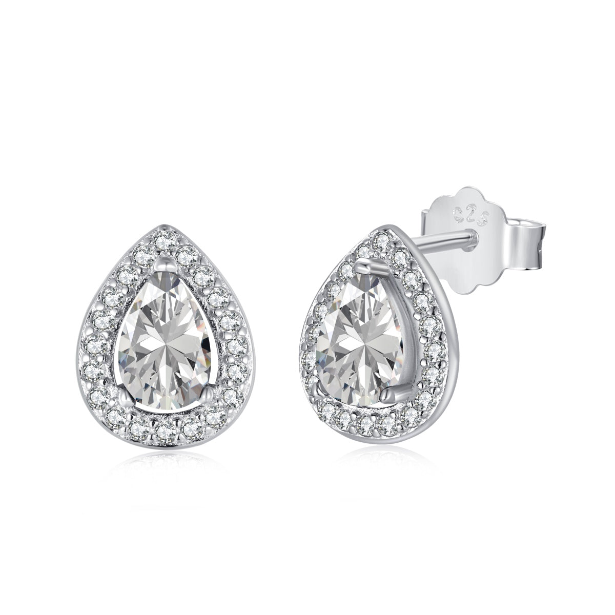 [Regalia jewelry]Luxurious Water Drop Shape Earrings