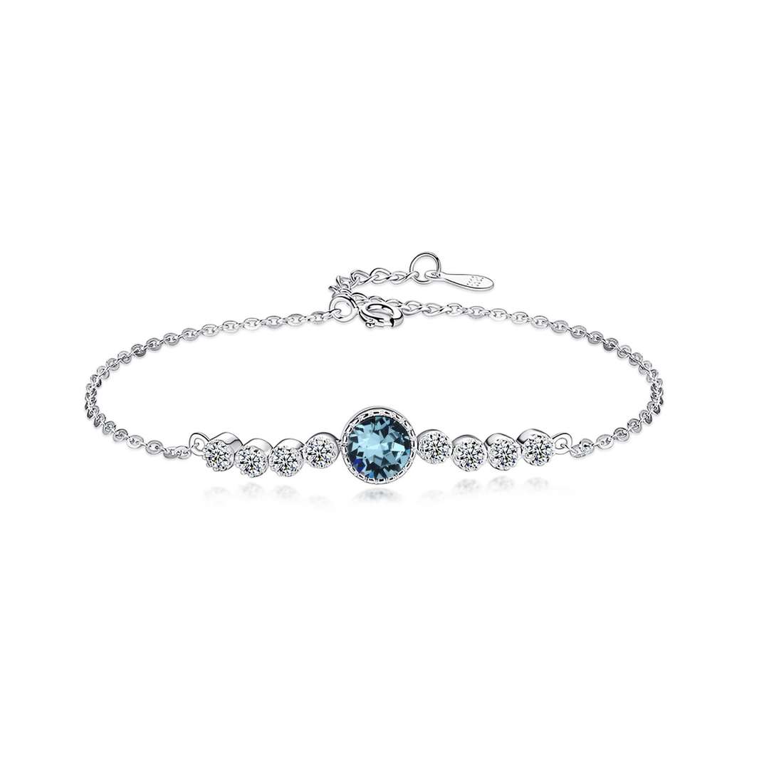 [Regalia jewelry]Luxurious Heart Of The Ocean Bracelet