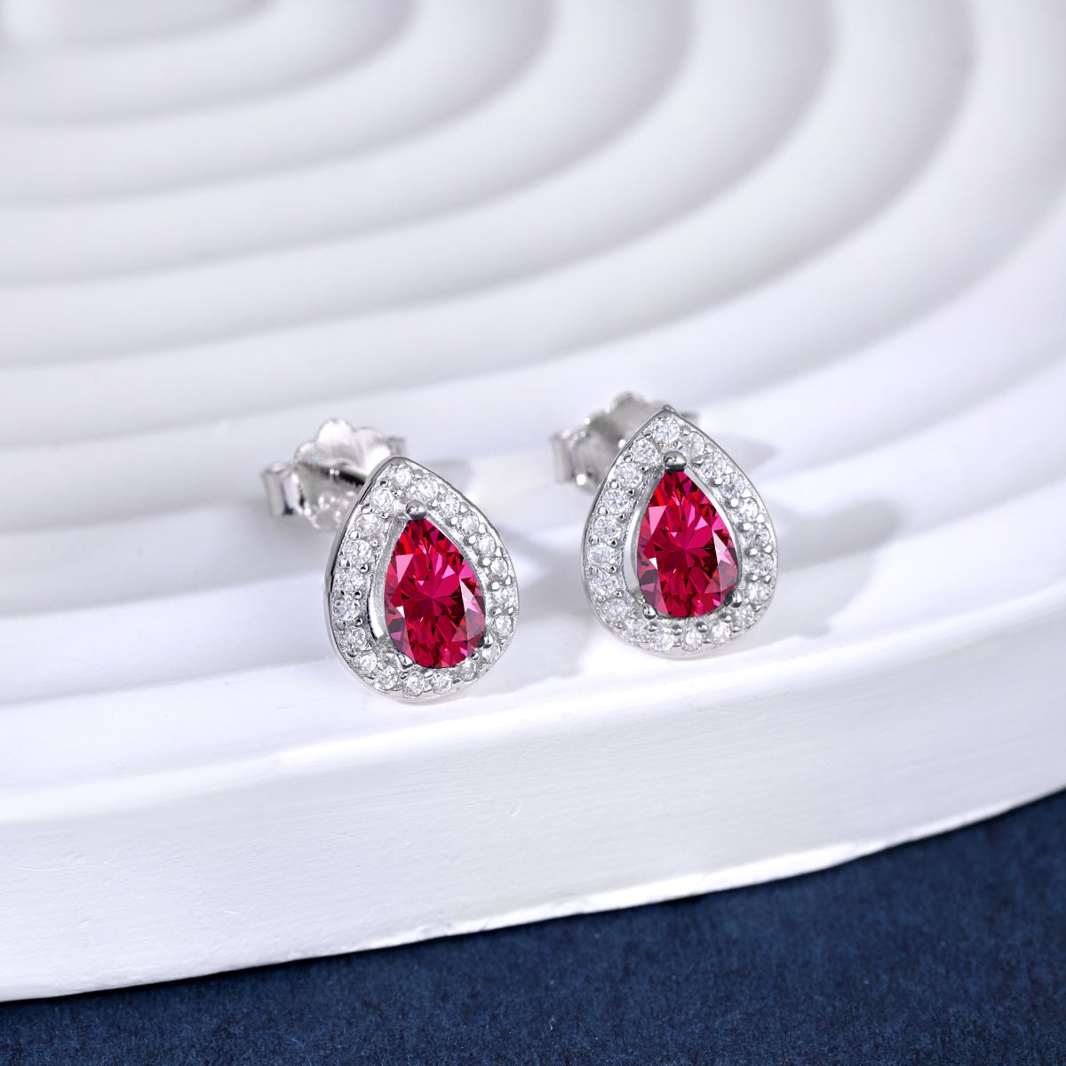 [Regalia jewelry]Luxurious Water Drop Shape Earrings