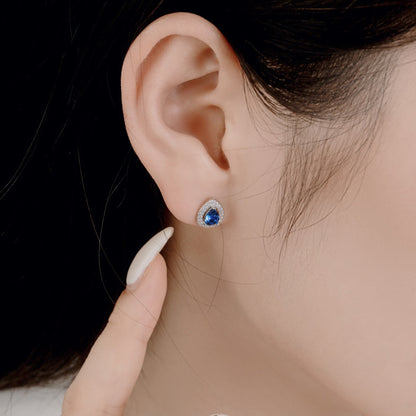 [Regalia jewelry]Luxurious Water Drop Shape Earrings