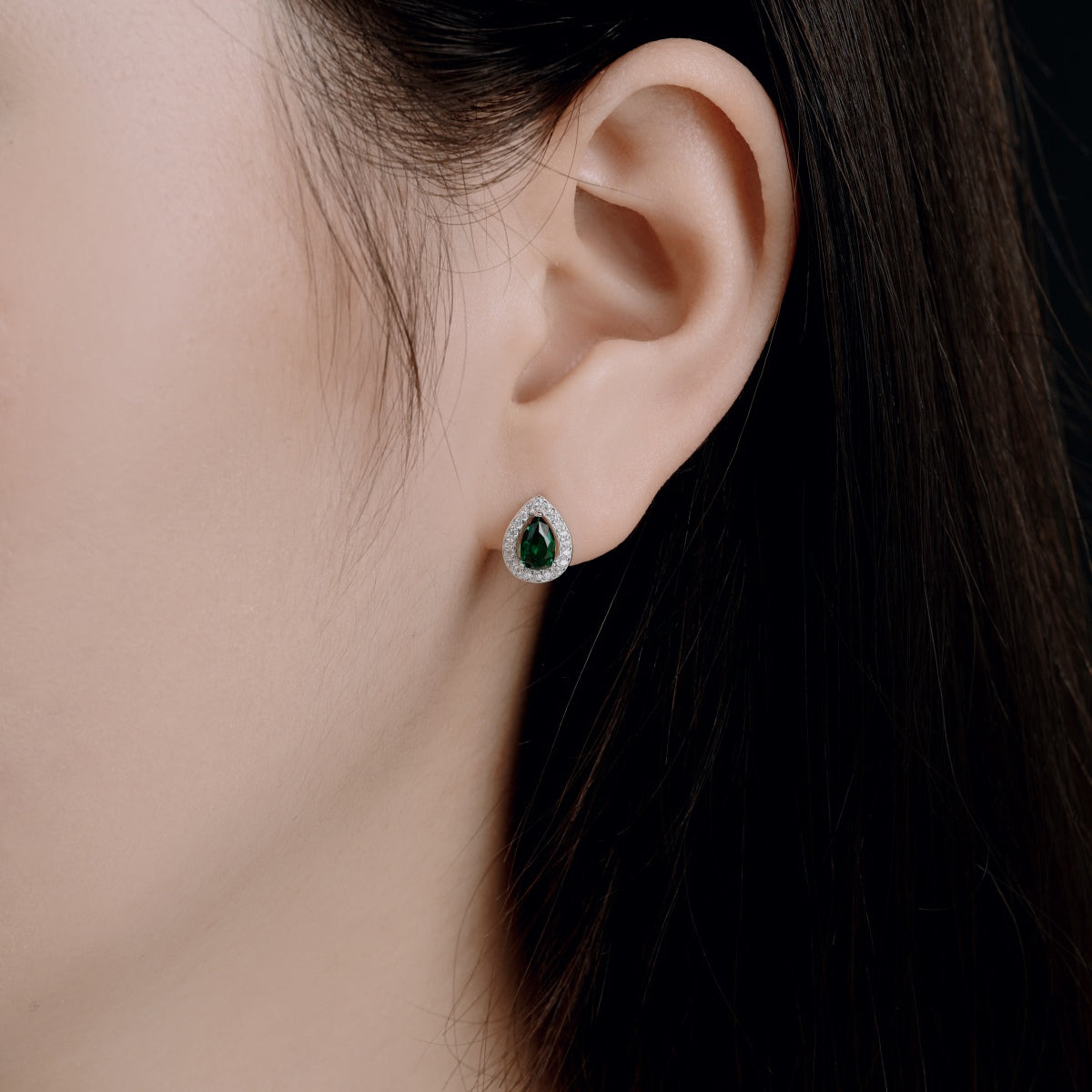 [Regalia jewelry]Luxurious Water Drop Shape Earrings