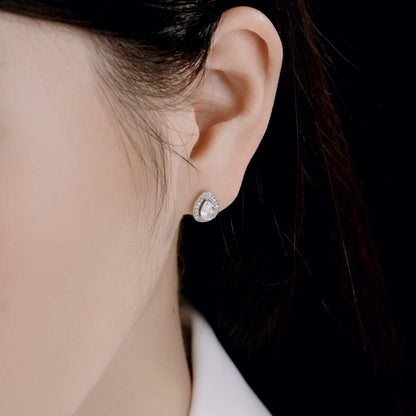 [Regalia jewelry]Luxurious Water Drop Shape Earrings