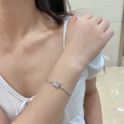 [Regalia jewelry]Dazzling Unique Multi Shape Lover Bracelet