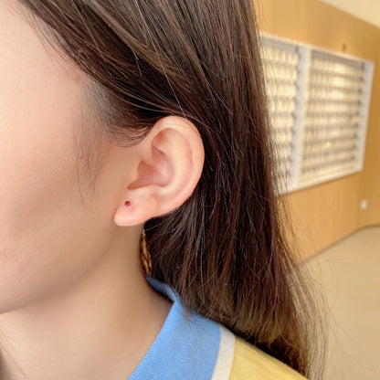 [Regalia jewelry]Delicate Solitaire Earrings