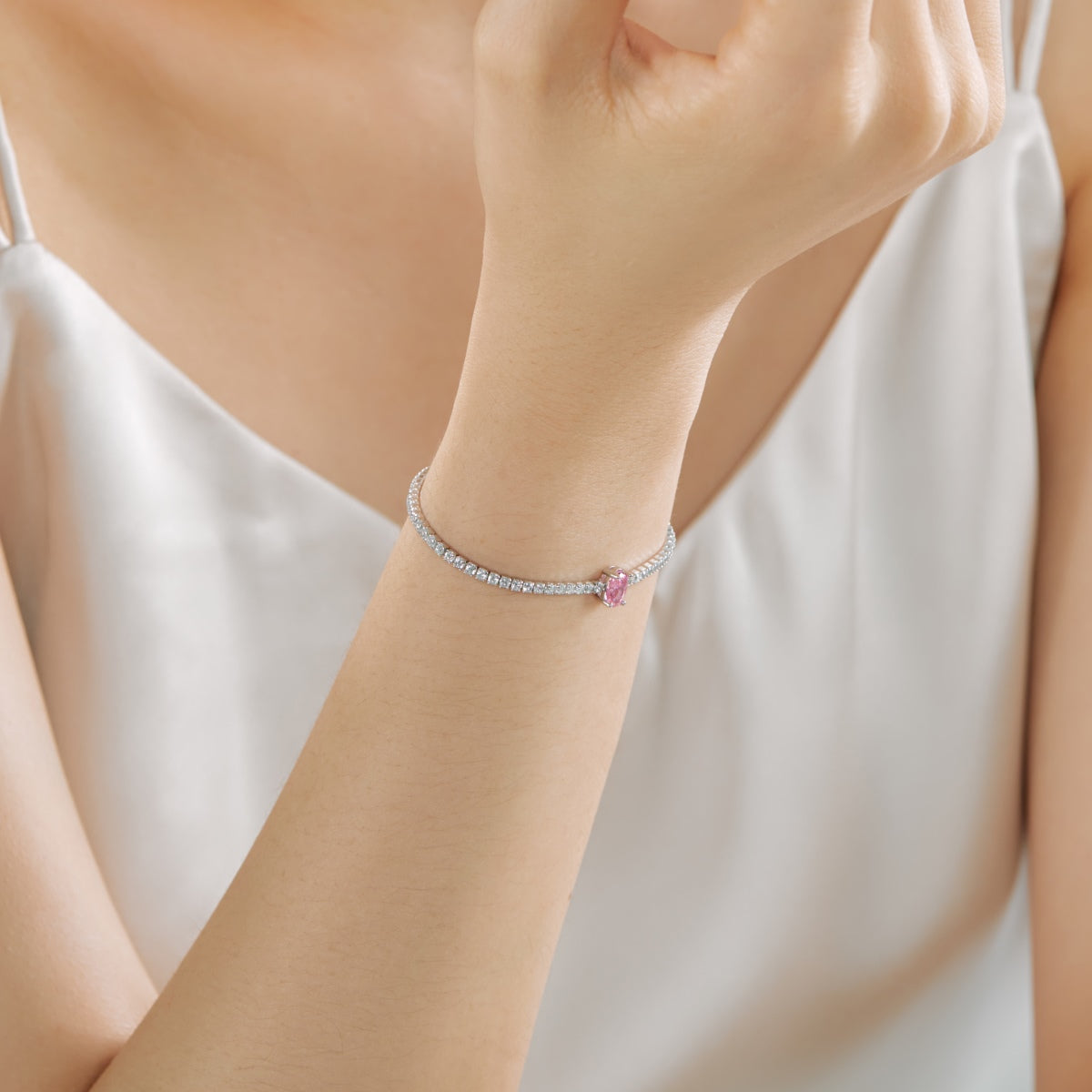 [Regalia jewelry]0.75 Carat Exquisite Oval Cut Daily Bracelet