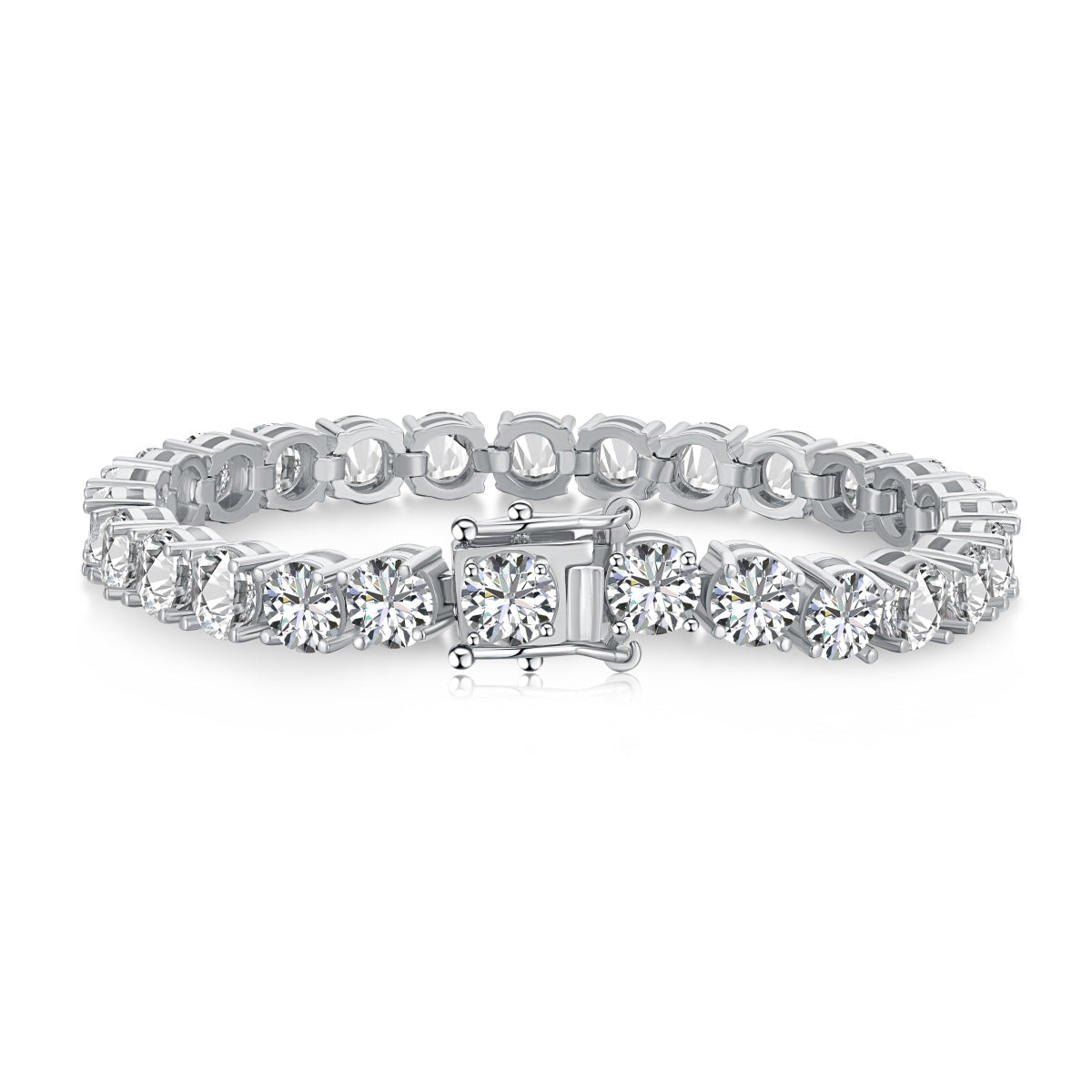 [Regalia jewelry]0.75 Carat Dazzling Round Cut Wedding Bracelet