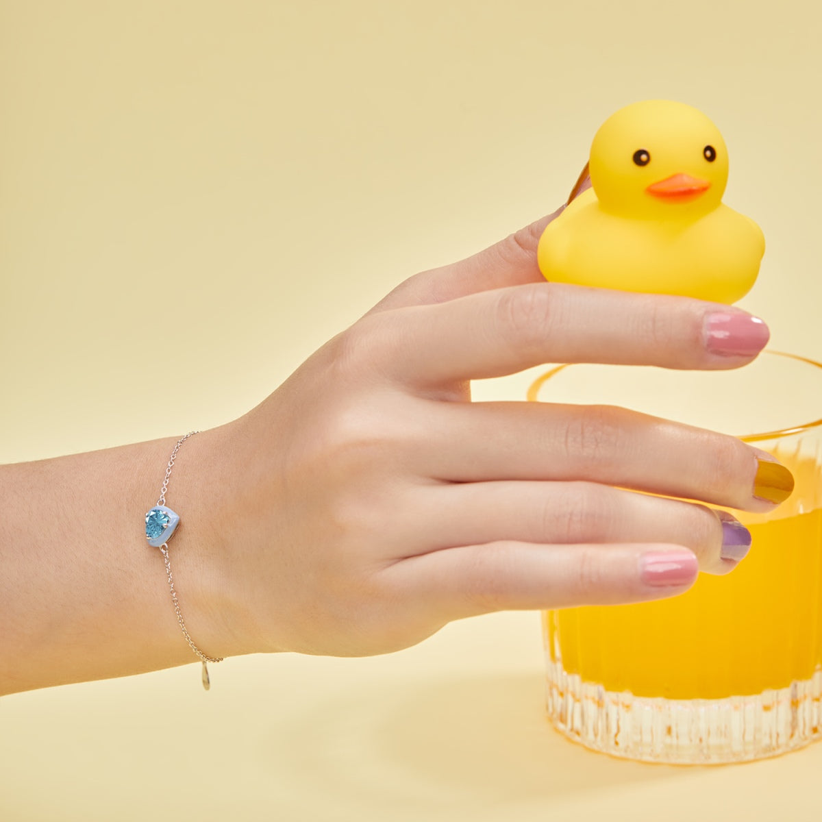 [Regalia jewelry]Sparkling Romantic Heart Shape Lover Bracelet