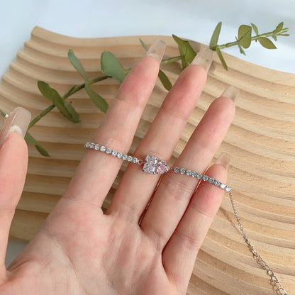 [Regalia jewelry]Dazzling Unique Multi Shape Lover Bracelet