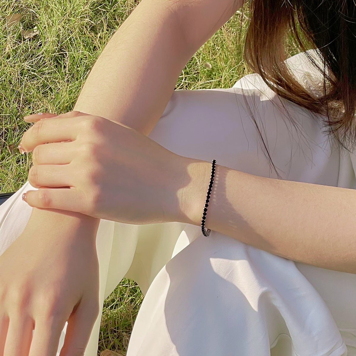 [Regalia jewelry]Radiant Colorful Round Cut Party Bracelet