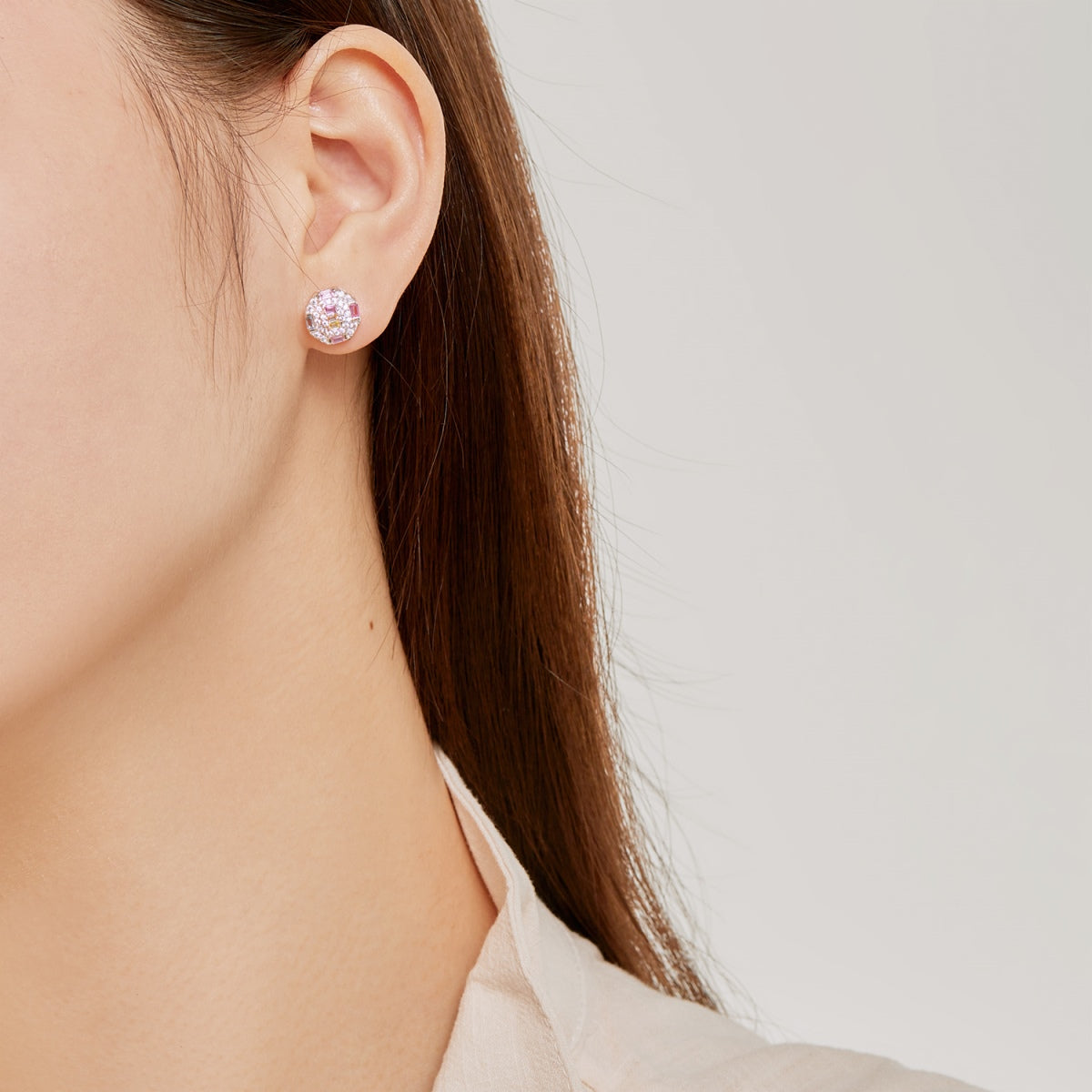 [Regalia jewelry]Ornate Colorful Octagon Shape Daily Earrings