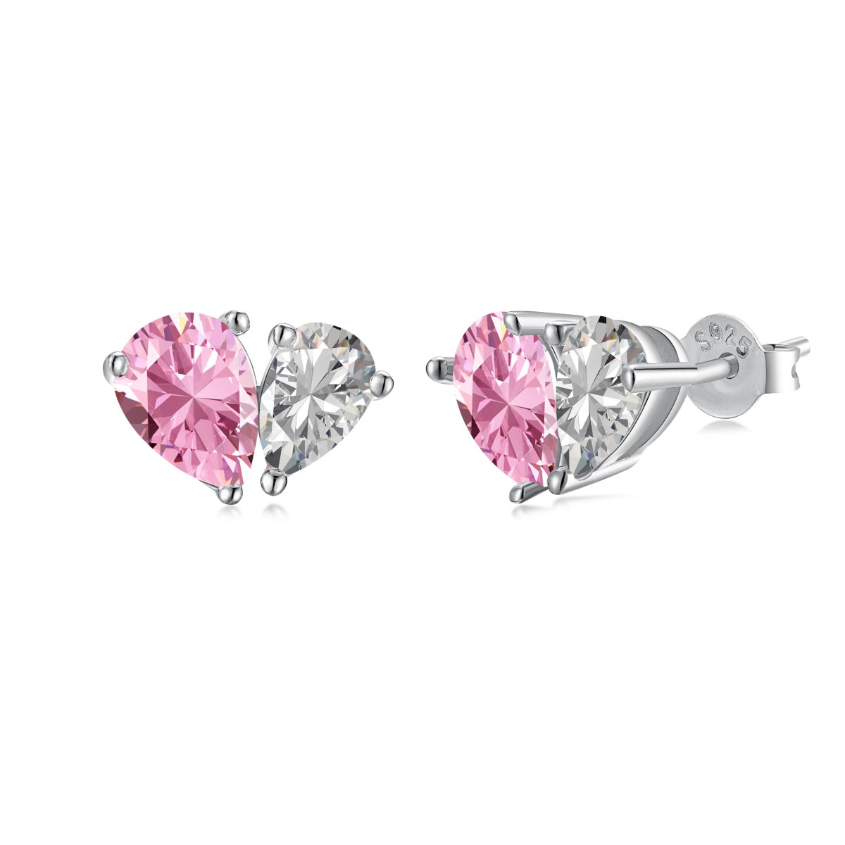 [Regalia jewelry]Dazzling Elegant Heart Cut Lover Earrings
