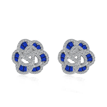 [Regalia jewelry]Exquisite Flower Shape Daily Earrings
