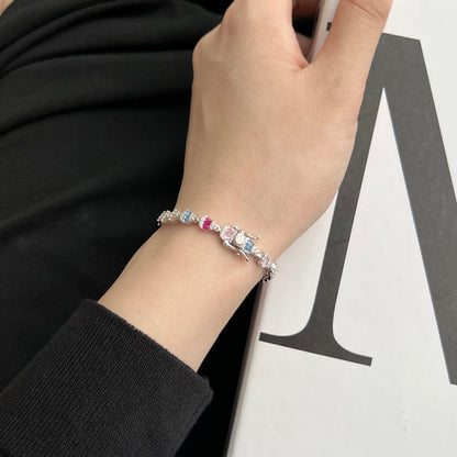 [Regalia jewelry]Radiant Water Drop Shape Daily Bracelet