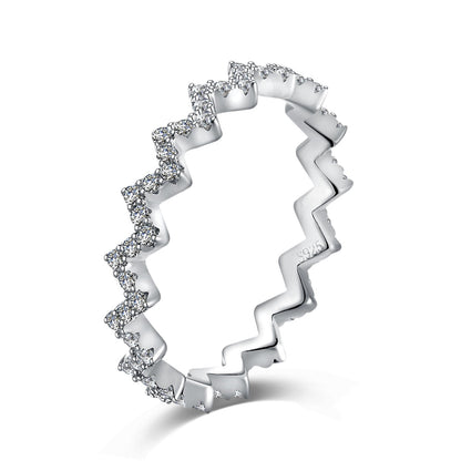 [Regalia jewelry]Delicate Enchanting Wave Shape Daily Ring