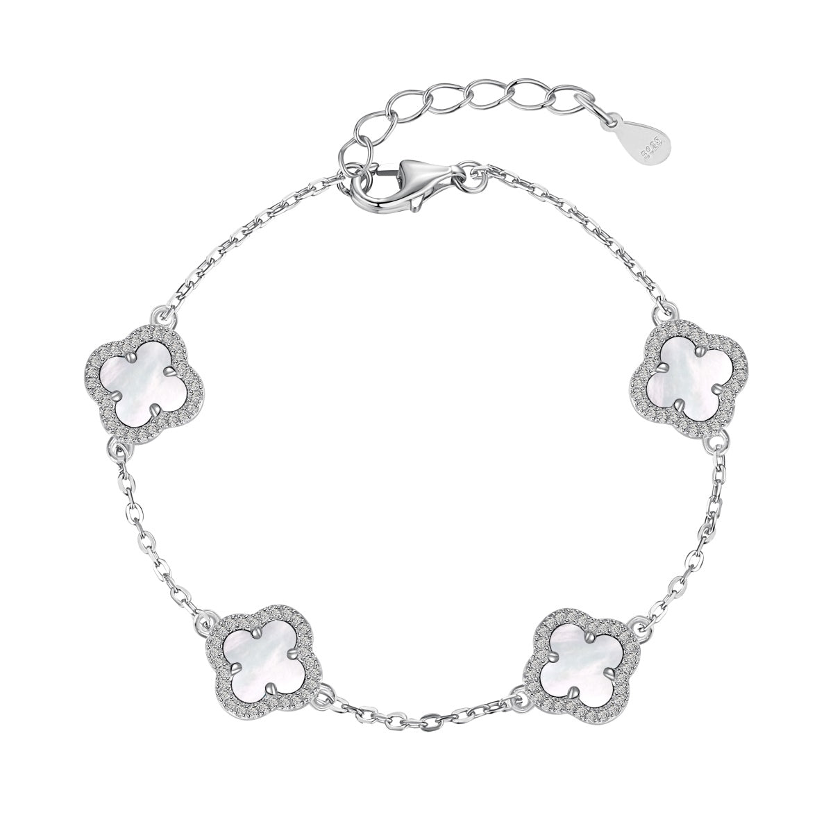 [Regalia jewelry]Four-Leaf Clover Exquisite Bracelet