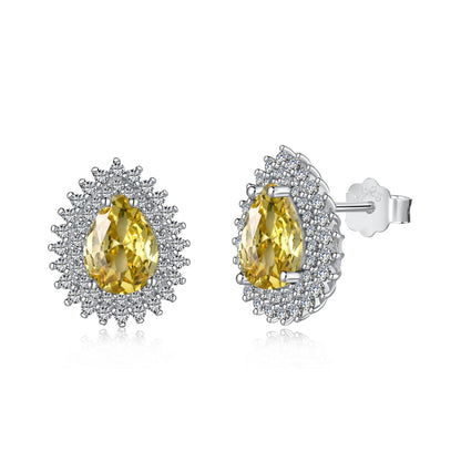 [Regalia jewelry]Delicate Gorgeous Pear Cut Daily Earrings