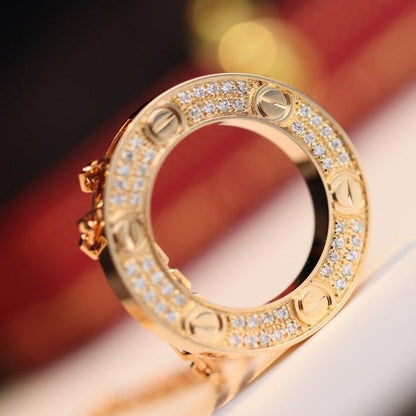 [Regalia jewelry]LOVE NECKLACE ADJUSTABLE ROSE GOLD