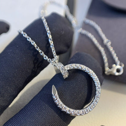 [Regalia jewelry]JUSTE NECKLACE SILVER DIAMONDS
