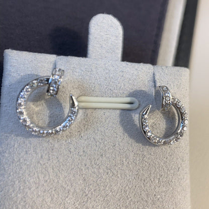 [Regalia jewelry]JUSTE EARRINGS SILVER DIAMONDS
