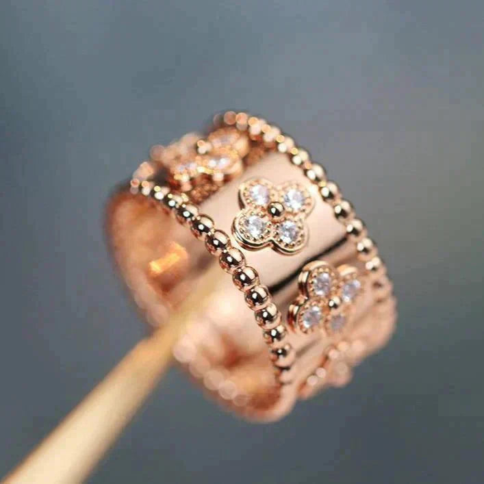 [Regalia jewelry]CLOVER KALEIDOSCOPE RING 10MM