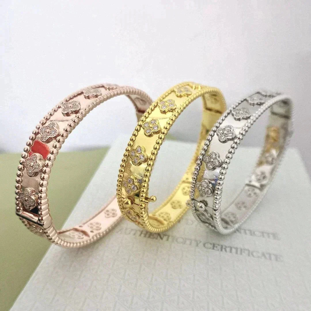 [Regalia jewelry]CLOVER BRACELET 8MM DIAMONDS