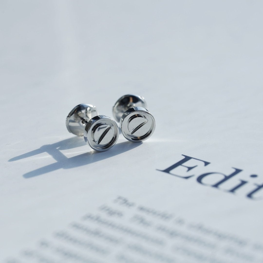 [Regalia jewelry]LOVE EARRINGS SILVER 10MM