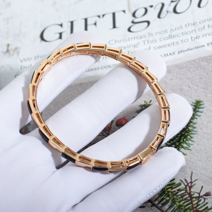 [Regalia jewelry]SERPENTI BRACELET PINK GOLD ONYX