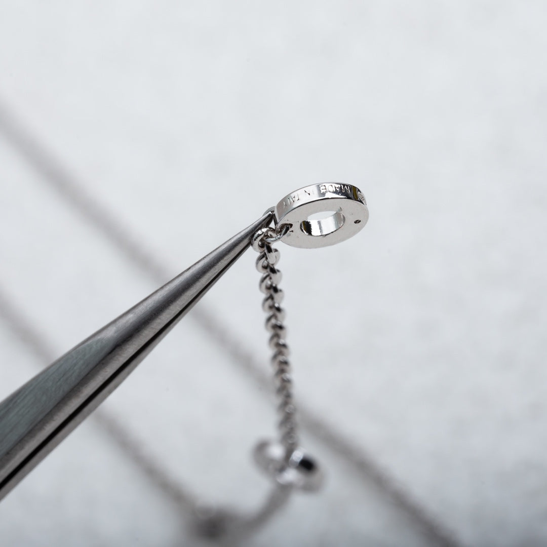 [Regalia jewelry]PARENTESI NECKLACE SILVER