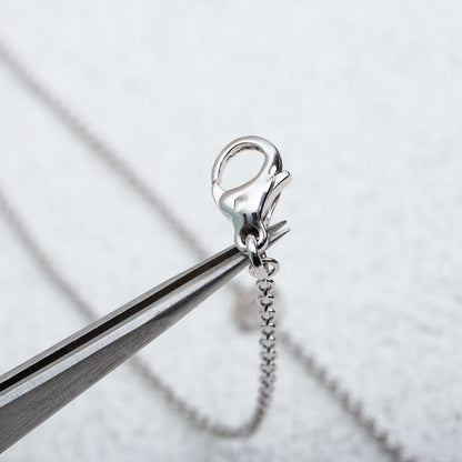 [Regalia jewelry]PARENTESI NECKLACE SILVER