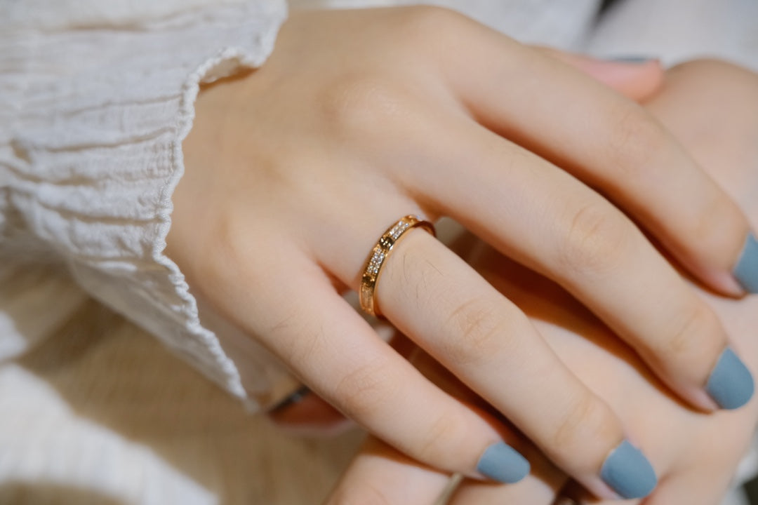 [Regalia jewelry]LOVE RING 2.65MM DIAMOND